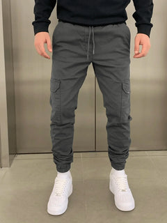 STEFANO™ | STRETCH KOMFORT-CARGOHOSEN in Dunkelgrau
