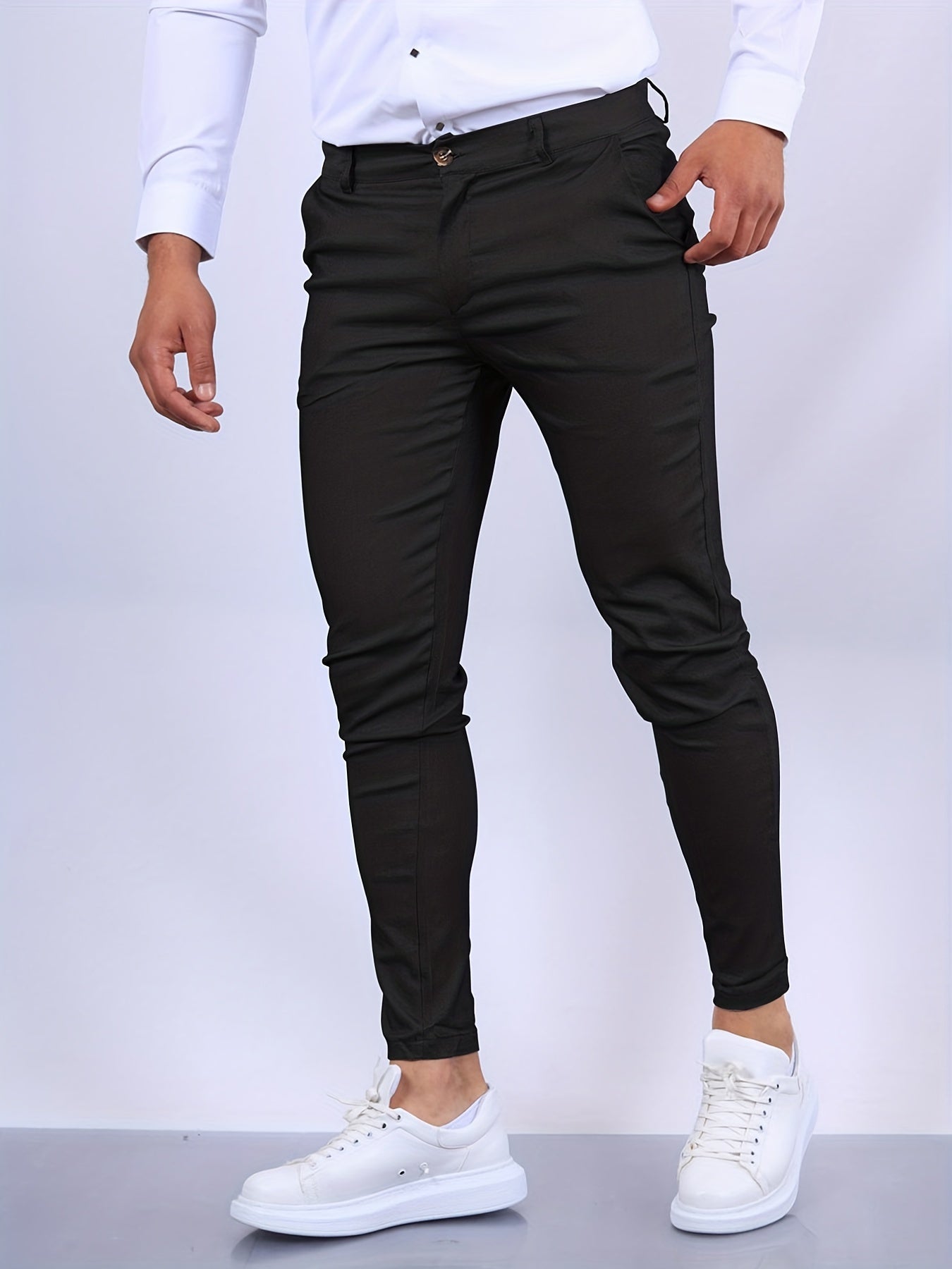 Reid - Elegante Herren Slim Fit Hose – Modernes und Schickes Design