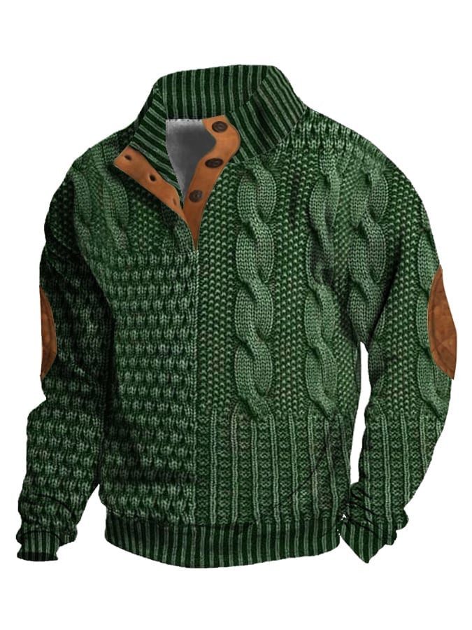 Lukas™ Lässiger Strukturierten Pullover