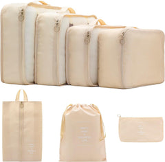 PackingBag - Reisetaschen für Koffer - Organizer in Beige