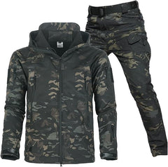 Jarrod - wasser- und winddichter Outdoor-Overall in Dunkel Camouflage