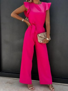 Florenza - Sommerchic Jumpsuit in Hellrosa