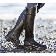 Edeltraud® | Premium-Lederstiefel in Schwarz