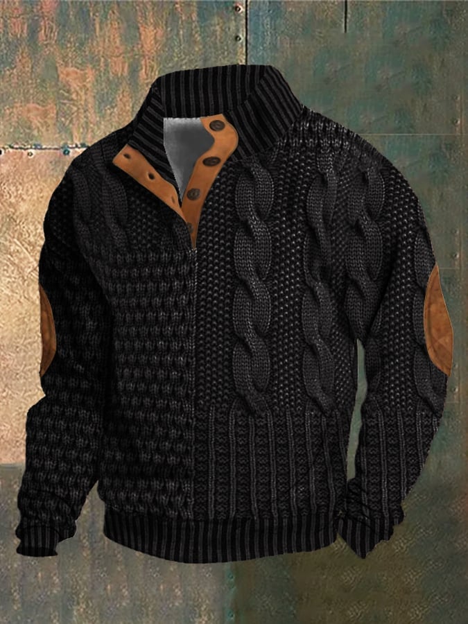 Lukas™ Lässiger Strukturierten Pullover