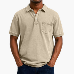 Philipp | Lässiges Polohemd in Khaki