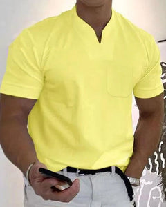 Zeno | Sportliches Herren Shirt in Gelb