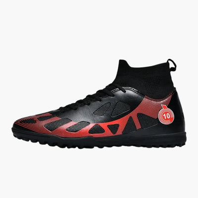 Unisex Fußballschuhe mit Stollen Sohle und Strick Kragen