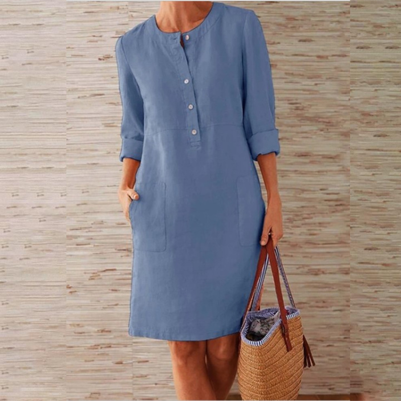 Tina - Stilvolles Damen Freizeit Kleid