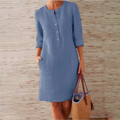 Tina - Stilvolles Damen Freizeit Kleid