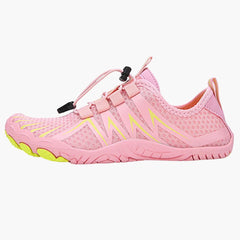 Unisex Barfuß schuhe mit elastischem Verschluss für Outdoor-Aktivitäten in Rosa