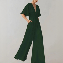 Yoko - Eleganter und trendiger Jumpsuit in Grün