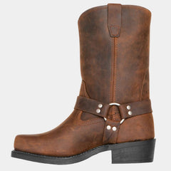 Stiefel Damen Western Style | Cowboy Schlank in Braun