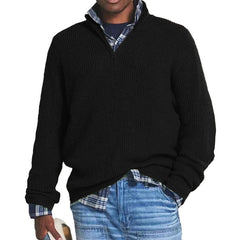 Charlton - Gemütlicher Pullover in Schwarz