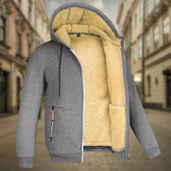 Remy™ - Herren Fleece Hoodie in Grau