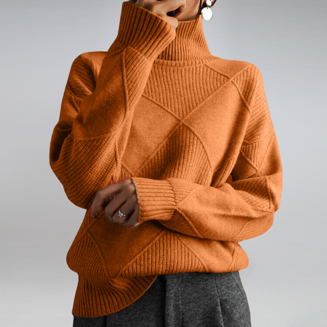 Everly - Strick-Rollkragenpullover