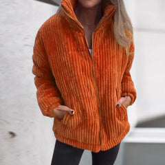 Ventra™ - Warme und Bequeme Steppjacke in Pumpa orange
