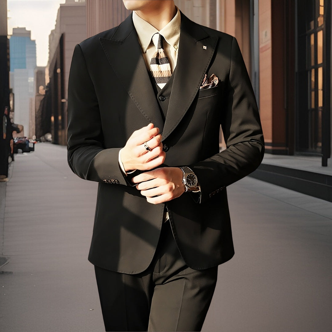 Herren Premium Hochzeitsgast Anzug | Dreiteilig