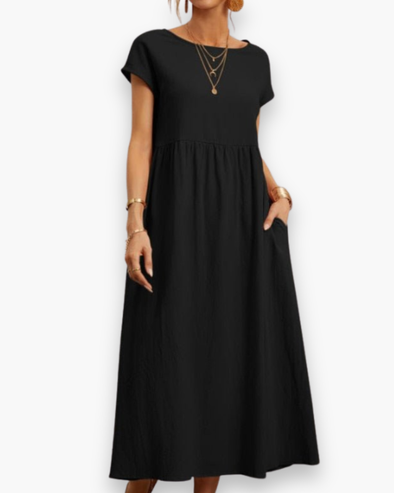 Damen Elegantes Sommer Maxikleid | Lange Kleider für Warme Tage