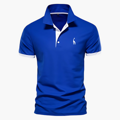 Ben | Premium Casual Polohemd in Blau