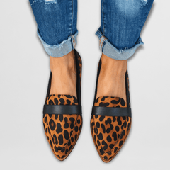 Lorayne - Klassische Penny-Loafer in Leopard