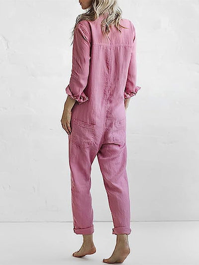 Nariko | Langärmeliger Jumpsuit