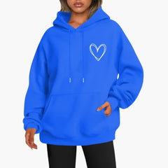 Selina | Lässiger Hoodie in Sapphie Blau
