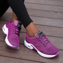 Lana - belüftete Barfußschuhe in Lila