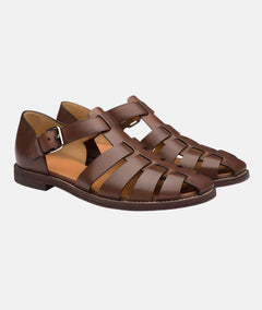 Mirabel® | Riemchensandalen mit elegantem Schnitt in Kaffee
