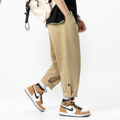 Masaru | Japanische Buqeume Hose in Khaki
