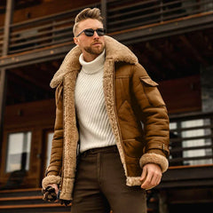 Benedict - Winterjacke für Herren in Braun