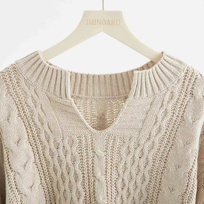 Gracia | Weicher Langarm-Pullover mit femininer Passform
