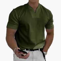 Herrenpoloshirt Moderne Stil Elegant für Entspannte oder Stilvolle Erscheinung in Grün