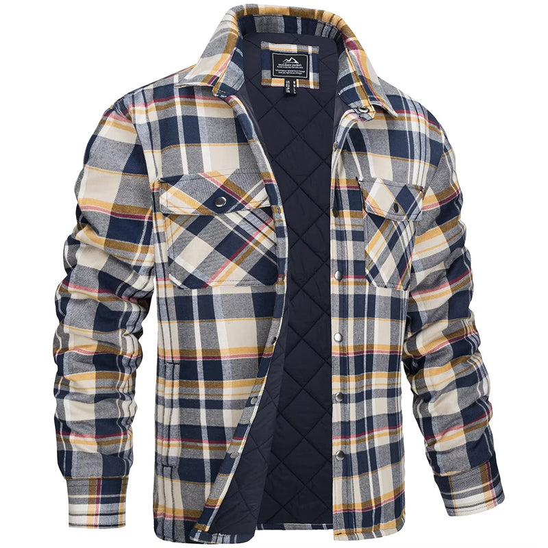 Sova - Herren-Holzfällerjacke Im Karierten Design
