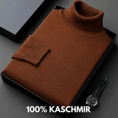 ZINDEL - KASCHMIR PULLOVER in Kaffee