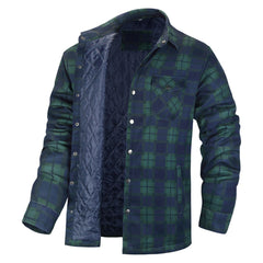Bjørn - Holzfällerjacke - Karierte Jacke in Grün