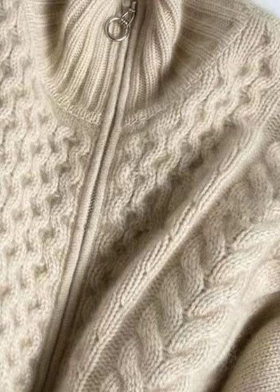 Gemütliche Damen Strickjacke | mit Reißverschluss