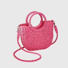 Veronica | Sommer Schultertasche in Knallpink