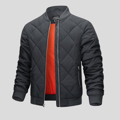Engelhard® | Gepolsterte Bomberjacke in Dunkelgrau
