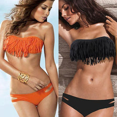 Ylvi® | Quaste Bikini Style in Orange