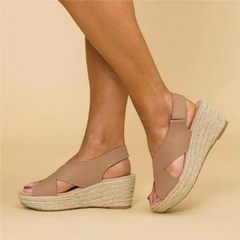 Corina™ | Orthopädische Ledersandalen aus hochwertigem Material in Beige