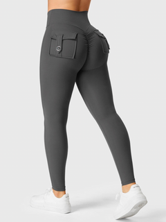 Zerovix | Atmungsaktive Leggings für Damen Sommer Fit in Dunkelgrau