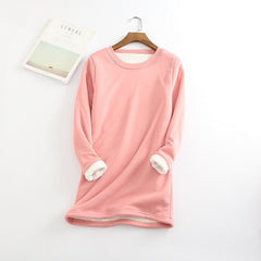 Astrid - Damen-Fleece-Pullover in Rosa