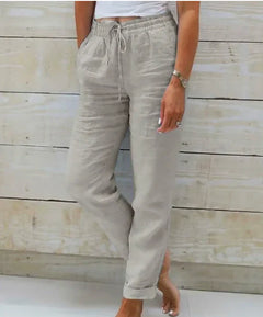 WellenHosen™ | Lässige Hose mit Kordelzug (1+1 FREI) in Grau