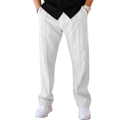 Norman - Lässige Freizeithose in Weiß