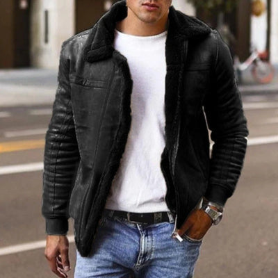 Herren Jahrgang Bomber Jacke | Warme