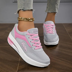 Nadine – Orthopädische Schuhe in Grau/Rosa