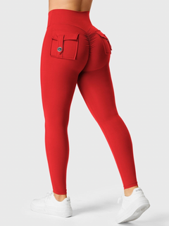 Zerovix | Atmungsaktive Leggings für Damen Sommer Fit in Rot