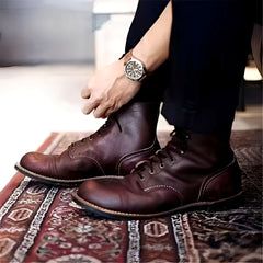 Garrick - Leichte Schnürschuhe in Rot