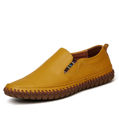 Braden - Stilvolle orthopädische Schuhe für Herren in Gelb