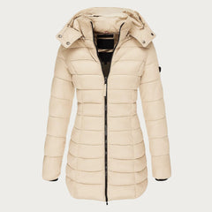 Simone™ | Wasserdichte Winterjacke für Damen in Beige